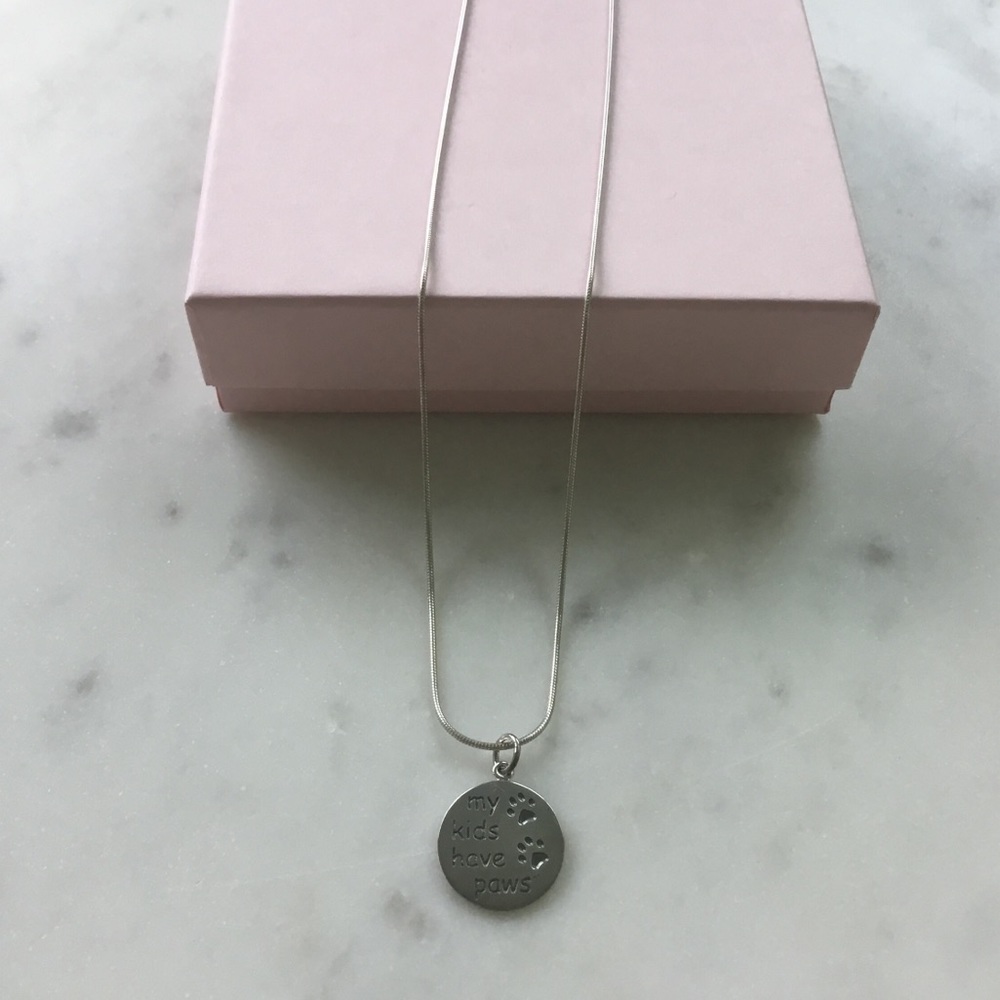 Sterling My Kids have Paws Necklace - Picture 10 of 16